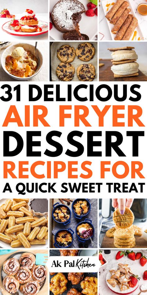 Indulge your sweet tooth with our delightful air fryer dessert recipes. Discover the simplicity of easy desserts, and enjoy guilt-free indulgence with healthy desserts, including options for gluten-free and low-carb preferences. From chocolate desserts, peach desserts, and apple desserts, we've something for everyone. Explore the versatility of your air fryer with delectable sweet treats like air fryer cookies, irresistible air fryer donuts and pastries, and heavenly air fryer cake and brownies. Easy Breakfast Pastries, Air Fryer Dessert Recipes, Air Fryer Cookies, Air Fryer Desserts, Air Fryer Dessert, Air Fryer Cake Recipes, Air Fryer Donuts, Air Fryer Recipes Dessert, New Air Fryer Recipes