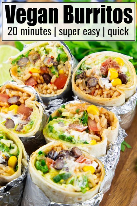 Instant Pot Chicken Burrito Bowl, Food Recipes Instant Pot, Trending Food Recipes, Vegan Burritos, Vegetarian Burrito, Rice Black Beans, Trending Food, Veggie Burrito, Vegan Burrito