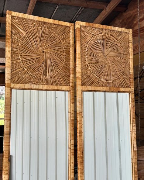 Be nice. Work Hard. Eat tacos. Buy Vintage. The end. Vintage pair of monumental Buri Rattan sunburst mirror wall panels in excellent condition. I have two pairs and a single ready and available. 24.5x95 DM for Details #oldflorida #oldfloridaregency #coastaldecor #vintageflorida #naplesflorida #bocagrande #bonitasprings #fortmyers #fortmyersbeach #sanibelisland #captivaisland #vintagerattan #vintagebamboo #floridafurniture #brittanysbamboobarn #upchargepretzel Mirror Wall Panels, Sunburst Mirror Wall, Mirror Wall Panel, Florida Furniture, Captiva Island, Fort Myers Beach, Sunburst Mirror, Sanibel Island, Old Florida