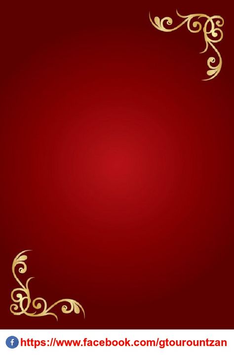 Red And Gold Background, Wedding Background Wallpaper, Kitty House, Wedding Background Images, Wedding Invitation Background, Floral Frames, Background Gold, Affiliate Background, Studio Background Images