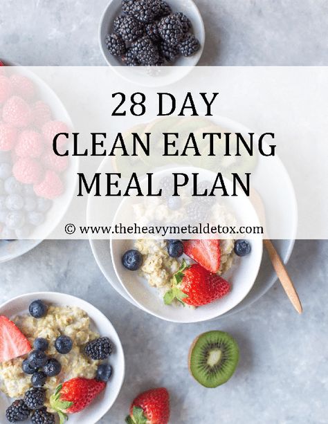 Dropbox - 28-Day-Clean-Eating-Plan.pdf - Simplify your life Clean Eating Detox Plan, Detox Eating Plan, Family Meal Planning Healthy, Clean Eating Detox, Meal Plan Grocery List, Clean Eating Plans, Eating Challenge, Clean Eating Challenge, Clean Eating For Beginners