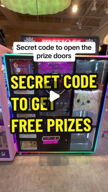 SECRET CODE to open any prize door you want!
#clawmachine #clawmachinehack #arcadehack #hack #clawmaster_30 #clawandkitty #cranegames #10... | Instagram Claw Machine Hacks, Claw Machine, Secret Code, Toronto, Finance, Things To Do, Coding, On Instagram, Instagram