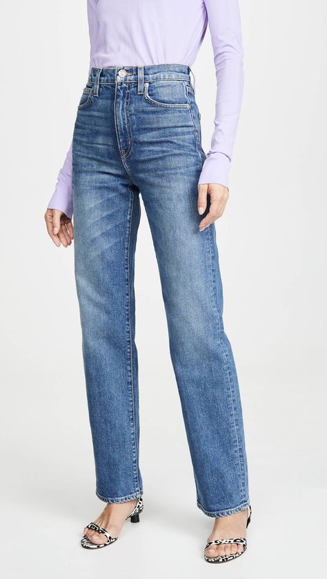 Slim Jeans Outfit, High Rise Jeans Outfit, Wash Jeans Outfit, Straight Jeans Outfit, Jeans For Tall Women, Straight Leg Jeans Outfits, Legs Outfit, Jeans Trend, Best Jeans For Women