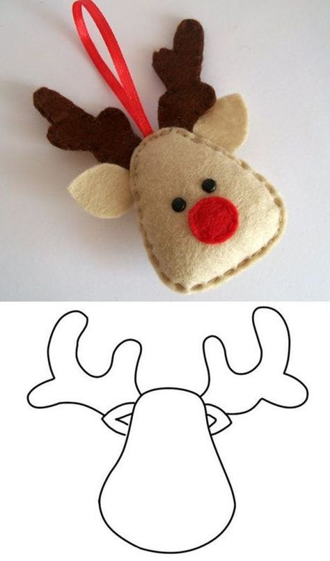 MENTŐÖTLET - kreáció, újrahasznosítás: karácsony Diy Felt Christmas Ornaments, Unicorn Christmas, Christmas Sewing Projects, Felt Crafts Christmas, Felt Christmas Decorations, Felt Christmas Ornaments, Christmas Ornament Crafts, Christmas Sewing, Felt Diy