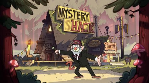 Gravity Falls Opening, Falls Wallpapers, Dipper Gravity Falls, Gravity Falls Wiki, Dipper E Mabel, Gravity Falls Characters, Alex Hirsch, Mystery Shack, Desenhos Gravity Falls