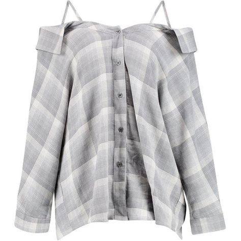 Boohoo Emily Check Open Shoulder Shirt | Boohoo ($18) ❤ liked on Polyvore featuring tops, shirts, jersey crop top, jersey shirt, off the shoulder tops, polka dot crop top and flat top Polyvore Tops, Long Sleeve Jersey Shirt, Polka Dot Crop Top, Kimono Sleeve Top, Cold Shoulder Tops, Bralet Tops, Cold Shoulder Shirt, Open Shirt, Checkered Shirt