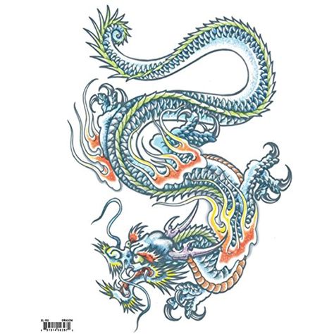 Arm Tattoo Realistic, Traditional Dragon, Party Make-up, Large Temporary Tattoos, Realistic Temporary Tattoos, Special Fx Makeup, Tattoo Shows, Supernatural Power, Large Tattoos