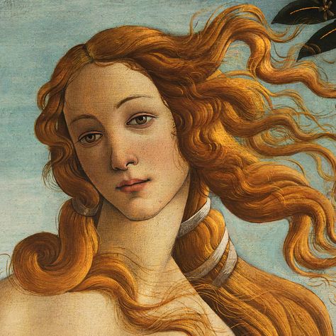 Birth Of Venus, Sandro Botticelli, Lithograph Print, Fine Art, History, Hair, Art