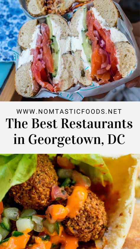 Looking for good eats in Georgetown, DC? Check out our latest post to read about some of the best restaurants in Washington, DC! #dcfood #washingtondc #dcrestaurants Best Restaurants In Georgetown Dc, Where To Eat In Georgetown Dc, Best Lunch In Washington Dc, Washington Dc Food, Restaurants In Washington Dc, Dc Restaurants, Washington Dc Restaurants, Georgetown Dc, Georgetown Washington Dc