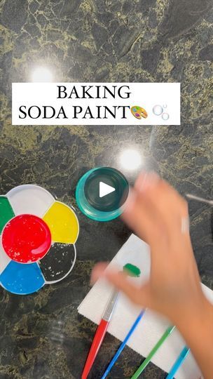 Baking Soda Activities For Kids, Baking Soda Paint, Science Concepts, Baking Soda And Vinegar, Simple Science, Bubble Up, Art Camp, Art Activity, Daycare Crafts