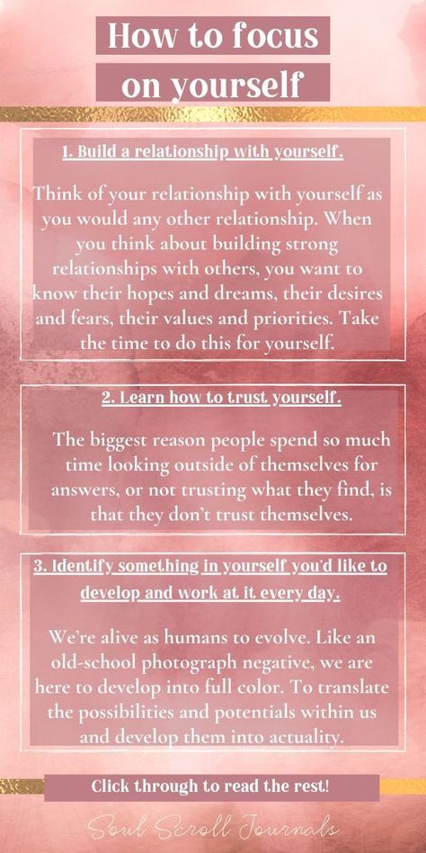 How To Create A Life You Love, Focus On Yourself Tips, How To Focus On Yourself My Life, I Am Creating My Dream Life, How To Love Your Life, How To Learn To Love Yourself, Create A Life You Love, How To Love Life, How To Work On Yourself