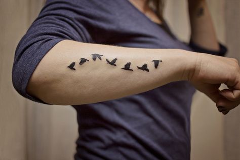 small pretty tattoos | Recent Photos The Commons Getty Collection Galleries World Map App ... Freedom Symbol Tattoo, Bird Tattoo Ideas, Tattoo Ideas For Guys, Bird Tattoos Arm, Small Bird Tattoos, Bird Tattoo Men, Tatuagem Masculina Pequena, Black Bird Tattoo, Flying Tattoo