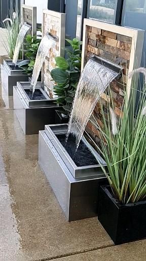 Small Anahita Video [Video] | Modern outdoor fountains, Outdoor wall fountains, Fountains backyard Wallpaper Ideas For Living Room, Man Home Decor, Modern Outdoor Fountains, Outdoor Wall Fountains, Wallpapers For Living Room, Water Wall Fountain, Kolam Koi, Water Fountain Design, Taman Air