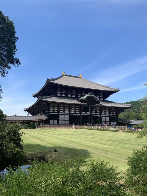 Todaiji Temple Nara  Japan  Travel Todaiji Temple, Nara Japan, House Goals, Nara, Japan Travel, Gazebo, Temple, Mosaic, Outdoor Structures