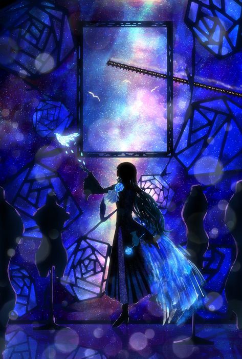 ハラダ ミユキ on Twitter: "「- Ado -」 #Adoart https://t.co/2VRzw6msLZ" / Twitter Dress Feathers, Rose Silhouette, Hair Mannequin, Locomotive Train, Blue Theme, Flower Blue, Rose Blue, Lens Flare, Steam Locomotive