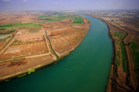 he Tigris is the eastern of the two great rivers that define Mesopotamia, the other being the Euphrates. The river flows south from the mountains of southeastern Turkey through Iraq and empties into the Persian Gulf. Tigris River, Persian Gulf, East Timor, Ancient Mesopotamia, Great River, Bible History, Mesopotamia, Vacation Places, Islamic Pictures