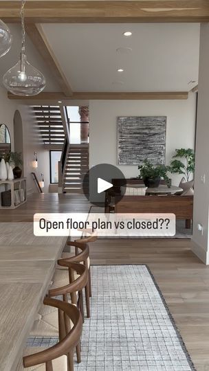 8.5K views · 12K reactions | A look inside our #puravistaproject - I would love to know do you prefer open concept living or more traditional closed floor plans? I love this open space for gathering friends and family. 
Build @splitrockcustomhomes | Becki Owens | solomonmusicuk · Original audio Open Plan Kitchen Hallway, Closed Floor Plans, Closed Kitchen Floor Plans, Closed Floor Plan, Becki Owens Design, Gathering Friends, Closed Kitchen, Becki Owens, Kitchen Floor Plans