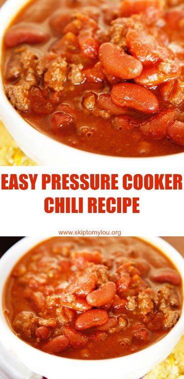 Cheesy Chili Recipe, Instant Pot Beef Chili, Pressure Cooker Chili, Ground Venison Recipes, Instant Pot Chili, How To Cook Chili, Beef Chili Recipe, Easy Chili, Chilli Recipes