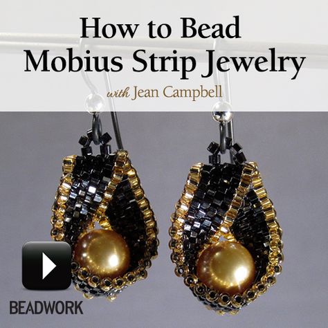 DELICA BEADS #BeadedJewelry Beading Ideas Jewelry, Jewelry Beads Ideas, Bead Color Patterns, Jean Campbell, Rainbow Beaded Necklace, Jewelry Video, Mobius Strip, Jewels Diy, Beautiful Beaded Earring