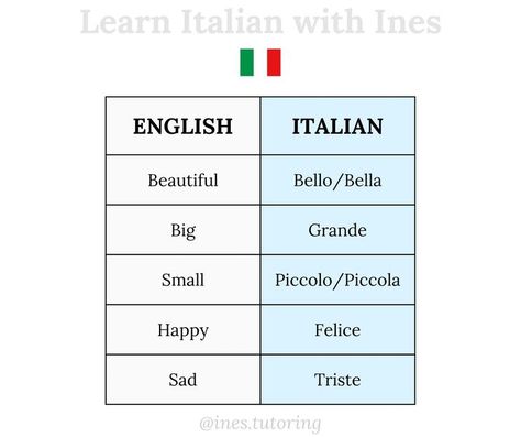 Learn Italian with Ines Language Italian, Short Conversation, Italian Grammar, Italian Vocabulary, Grammar Tips, Italian Lessons, Italian Language Learning, Learn Italian, Italian Phrases