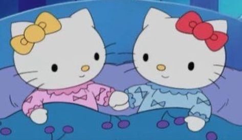 Hello Kitty And Mimi Wallpaper, Hello Kitty And Mimi, Kitty And Mimi, 헬로키티 배경화면, Buffalo Animal, Kitty Cartoon, Hello Kitty Images, Melody Hello Kitty, Hello Kitty Cartoon