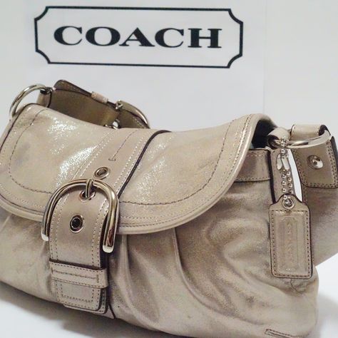 A Gorgeous Purse- I Have Never Used It, Would Love To Send It On To A Good Home For Use. Questions? Leave A Comment Below! Juno Core, Cream Bag, Fits Inspiration, Coach Leather Bag, Grey Shoulder Bag, Cream Bags, Tan Handbags, 2000s Outfits, Coach Tote Bags