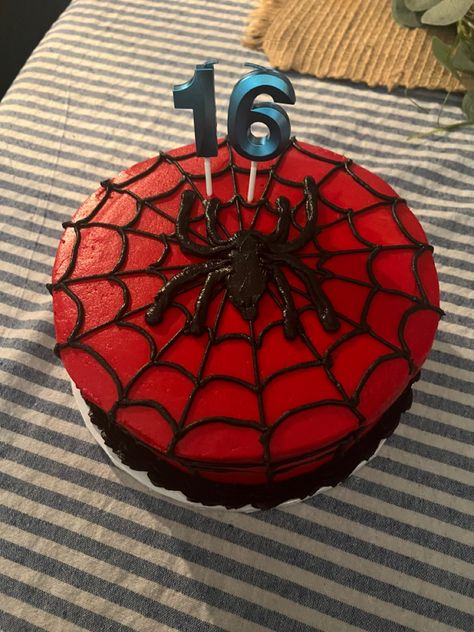 Spider Man Cake, All Spiderman, Spiderman Birthday Cake, Spiderman Gifts, Spiderman Theme, Spiderman Birthday Party, 16 Birthday Cake, Mens Birthday Party, Spiderman Cake