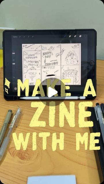 Aesthetic Edits | Digital Planning on Instagram: "Make a zine with me ✨ Zine series -001 Café hopping zine  Zine, artist, zine making, zine challenge, art, doodle, doodling, iPad, digital art, procreate, microns, aesthetic, editing, cafés, cafe art  #minimalzine #zine #zinemaking #zines #doodle #digitalart #ipad #ipadart #procreateart #artist #etczine #doodles #art #aesthetics #edit #ａｅｓｔｈｅｔｉｃ" Zine Themes, Aesthetic Zine Ideas, Artist Zine, Zine Design Ideas, Zine Making, Digital Zine, Ipad Digital Art, Zine Project, Digital Art Procreate