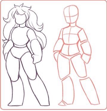 Steven Universe Drawing Reference, Drawing Body Poses Cartoon, Steven Universe Poses Reference, Cartoon Body Base Drawing, Cartoony Body Poses, Hands Behind Back Pose Drawing Reference, How To Draw Bodys Cartoon, Steven Universe Art Style Tutorial, Cartoon Drawing Reference Poses