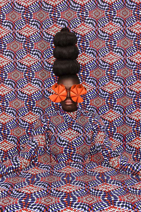 Thandiwe Muriu Confronts Notions of Value in Her Vividly Disguised Portraits — Colossal Value In Photography, Thandiwe Muriu, Textile Pattern Design Fashion, Plastic Bottle Caps, Colossal Art, Textile Pattern Design, Modern Crafts, The Expendables, Thread Spools