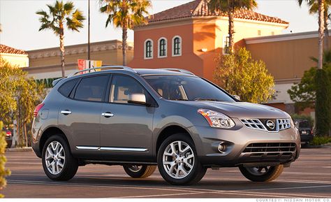 Nissan Rogue - Nissan's second smallest SUV. You might be able to get a discount on it this spring. Nissan Rouge, Crossover Suv, Small Suv, New Nissan, Nissan Cars, Diesel Cars, Nissan Rogue, Car Prices, It Goes On