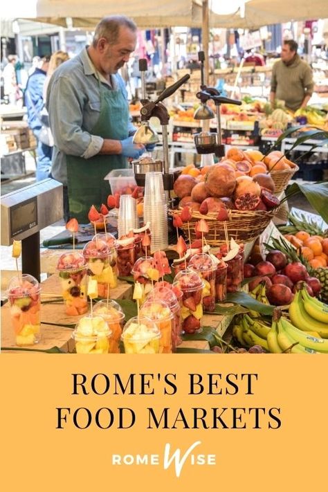 Markets In Rome, Rome Market, Food In Rome, Roma Travel, Free Things To Do In Rome, Rome Winter, Rome Streets, Trastevere Rome, Italy Trip Planning