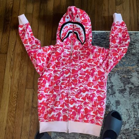 BAPE ABC Camo Shark Full
Zip Hoodie Bape Zip Up Hoodie, Bape Star, Bape Hoodie, Unpopular Opinion, Pink Outfit, Pink Hoodie, Full Zip Hoodie, Zip Hoodie, Camo