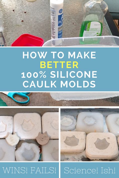 Making easy cheap molds from 100% silicone caulk. Works great with plaster of paris and resin casting! How To Make Silicone, Diy Silicone Mold, Diy Resin Mold, Silicone Caulk, Diy Silicone, Plaster Of Paris, Acrylic Craft Paint, Mold Release, Silicone Moulds