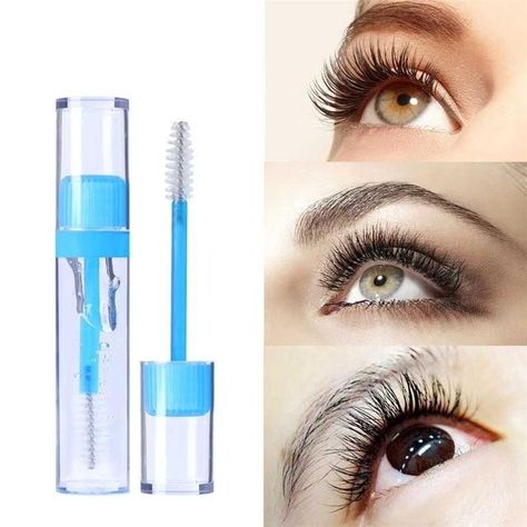 Two In One Brow And Eyelash Growth Serum Transparent Mascara, Eye Lash Care, Mascara Lengthening, Eyelashes Longer, Make Eyelashes Longer, Curling Lashes, Lash Conditioner, Eye Lashes Natural, Gel Mascara