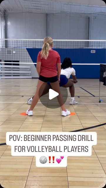 Tylar Grant -Coach T on Instagram: "Defensive drill for beginners 🏐‼️⁣⁣
⁣⁣
In this drill we’re focused on shifting our weight side to side to pass. The goal is minimal movement to pass the ball, emphasizing the use of angling your platform. ⁣⁣
⁣⁣
Do this drill  2 min for several reps and feel the burn 🔥. However my KK makes it look easy☺️💕💁🏾‍♀️. #volleyball #volleyball #volleyballcoach #volleyballplayer #volleyballgirls" Volleyball Hitting Drills, Volleyball Passing, Volleyball Passing Drills, Passing Drills, Coaching Volleyball, Volleyball Players, Drills, Volleyball, Defense