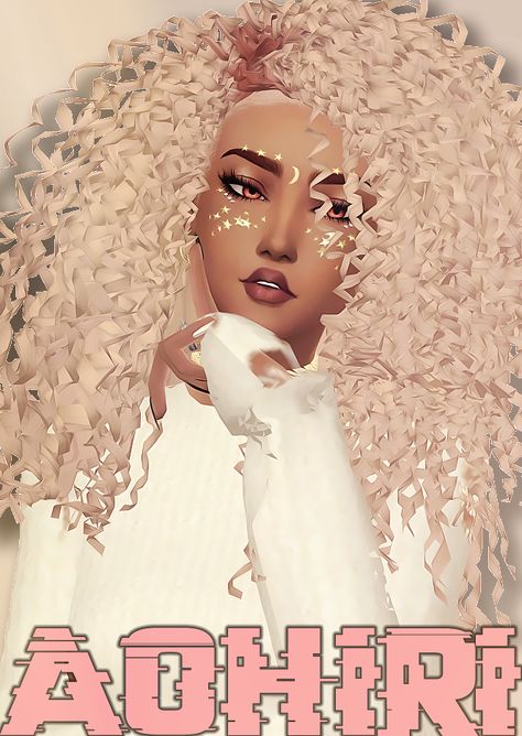 Hair The Sims 4, Afro Hair Sims 4 Cc, Toddler Hair Sims 4, Sims 4 Afro Hair, Sims 4 Curly Hair, Alpha Cc, Sims 4 Black Hair, Cc Hair, The Sims 4 Pc