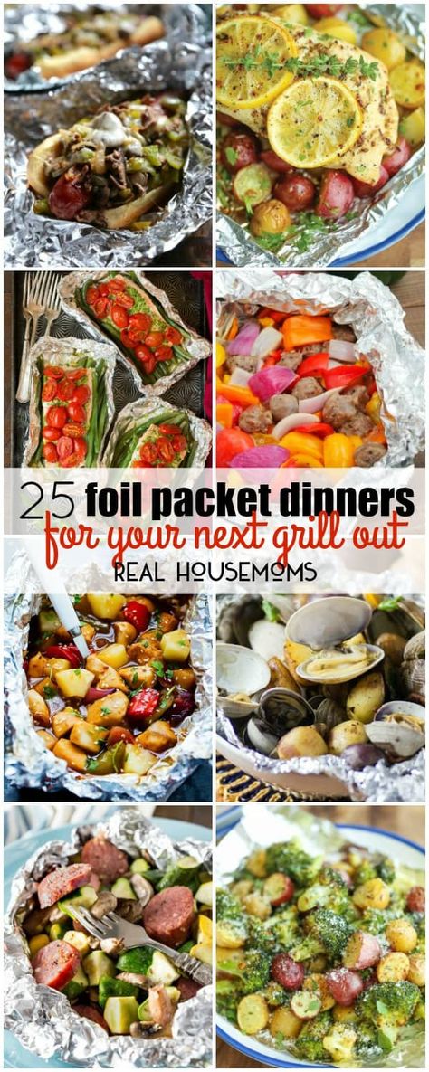 Tin Foil Dinners, Foil Pack Dinners, Foil Packet Dinners, Foil Pack Meals, Foil Dinners, Foil Packet Meals, Foil Packet, Grilled Dinner, Foil Packets