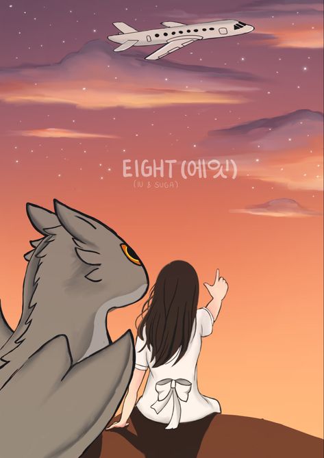 #eight #iu #에잇 #suga   credits to the artist Eight Iu Wallpaper, Iu Sketch, Iu Fan Art, Eight Iu, Iu Anime, Iu Art, Social Media Art, Pikachu Wallpaper, Lee Jieun