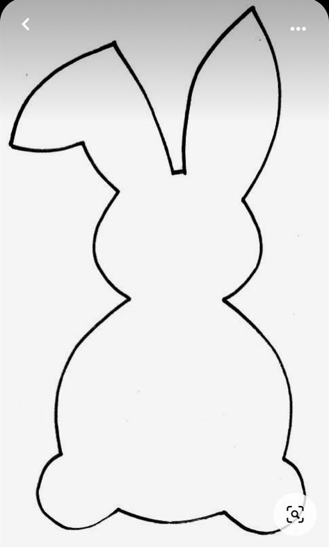 Diy Easter Bags For Kids, Rabbit Applique Pattern Free, Rabbit Drawing Reference, Påskeaktiviteter For Barn, Easter Bunny Template, Easter Crafts Preschool, Easter Tree Ornaments, Bunny Templates, Easter Arts And Crafts