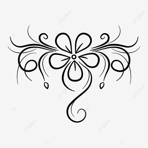 Flower Swirl Design, Swirl Doodles, Tattoo Swirls, Swirl Design Pattern, Border Drawing, Rat Drawing, Henna Tattoo Stencils, Swirl Tattoo, Shoulder Sleeve Tattoos