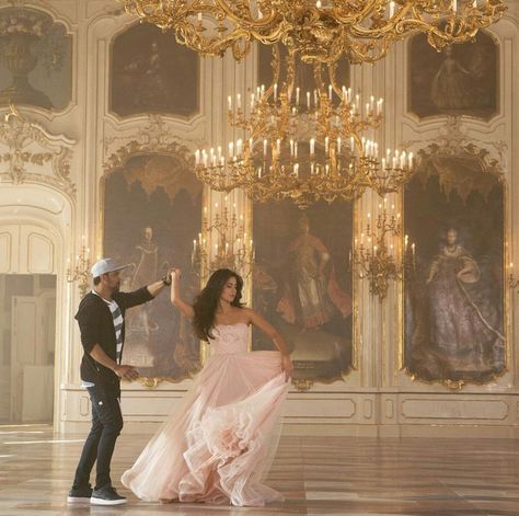 Dil Diyan Gallan, Blush Pink Gown, Tiger Zinda Hai, Salman Katrina, Lily Maymac, Katrina Kaif Photo, Pink Gown, Bollywood Couples, Bollywood Outfits