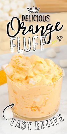 Orange Jello Fluff, Orange Creamsicle Fluff, Creamsicle Fluff, Orange Fluff Salad, Jello Fluff, Orange Recipes Dessert, Fluff Salad Recipes, Orange Fluff, Desserts Aesthetic