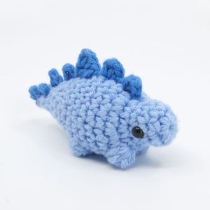 Stegosaurus Amigurumi Free Pattern, Tiny Crochet Dinosaur, Stegosaurus Crochet Pattern Free, Small Crochet Dinosaur, Amigurumi Stegosaurus, Stegosaurus Crochet Pattern, Crochet Stegosaurus, Crochet Dinosaur Pattern Free, Club Crochet