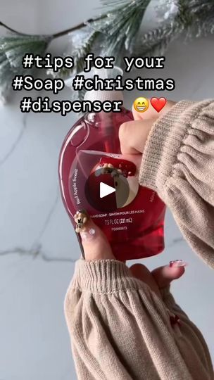 14 reactions · 7 comments | Notice. The soap is not just for decoration, please use it !  Hahaha #soap #dispenser #tips #ideas #Christmas  part of your decoration in the bathroom. #EVERYBODY #fbreelsfypシ゚ #foryouシ | Shirley Andal Christmas Soap Dispenser, Diy Soap Dispenser, Christmas Soap, Decorative Soaps, Christmas Bathroom Decor, Christmas Bathroom, Bathroom Soap Dispenser, Diy Bathroom Decor, Ideas Christmas