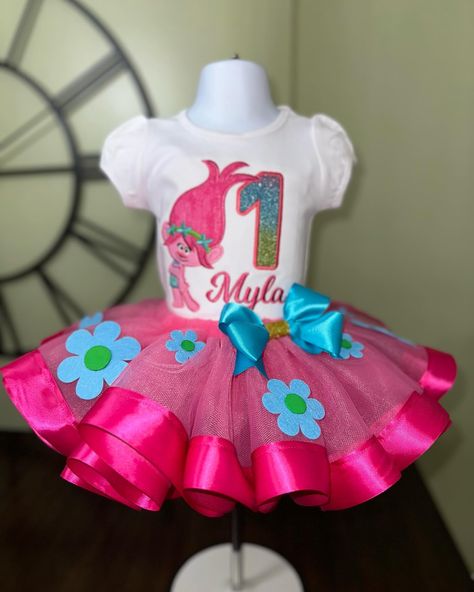 Myla is turning 1! Trolls birthday! If take your time but hurry up was a day lol. I made the post office 🏤 Trolls Birthday Outfit Girl, Trolls Party, Trolls Birthday Party, Troll Party, Birthday Party Outfits, Take Your Time, 2nd Birthday Parties, Birthday Outfit, Post Office