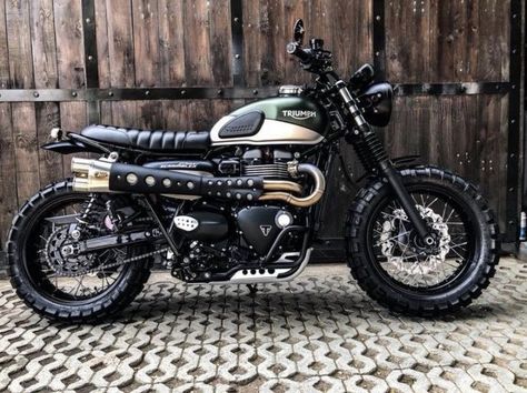 Triumph Street Scrambler Custom, Motor Custom Scrambler, Triumph Scrambler 1200 Xe, Triumph Scrambler Custom, Honda Street Bikes, Scrambler Bike, Triumph Scrambler 900, Scrambler Cafe Racer, Scrambler Moto