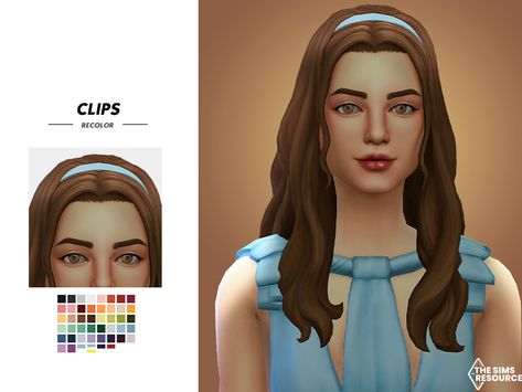 Sims 4 — Cassidy Hairstyle by sehablasimlish — I hope you like it and enjoy it. Lisa Hair, Cc Hats, Cc Hair, 4 Characters, Find Hairstyles, Sims 4 Characters, Sims 4 Mm, Female Hair, Sims Hair