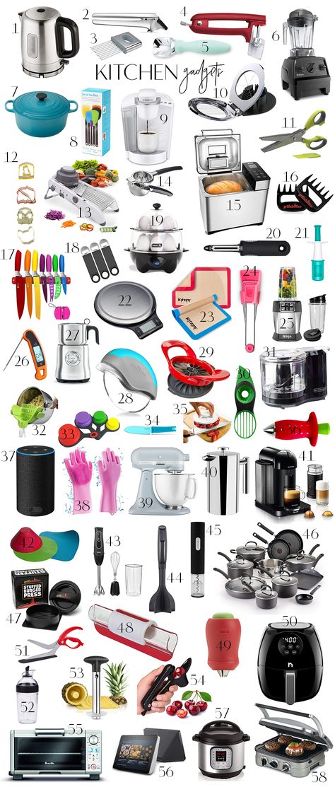 List of must have kitchen gadgets. kitchen accessories, kitchen gadget must haves, kitchen gadgets unique, kitchen gadgets and gizmos, kitchen appliances, kitchen items, kitchen items must have Kitchen Items Must Have, Kitchenaid Artisan Mixer, Tech Magazines, Garden Posts, Kitchen Gadgets Unique, Survival Gardening, Appliances Kitchen, Accessories Kitchen, Gadgets And Gizmos