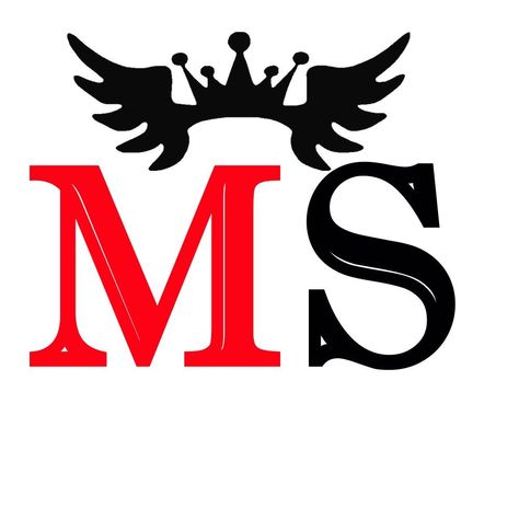 Ms logo Ms Letter Logo, Ms Logo Design Art, S Wallpaper Letter Aesthetic, Druva Sarja Photos Hd New, Photography Logo Maker, Munna Bhai, Ms Logo, Letter Aesthetic, Random Tattoos